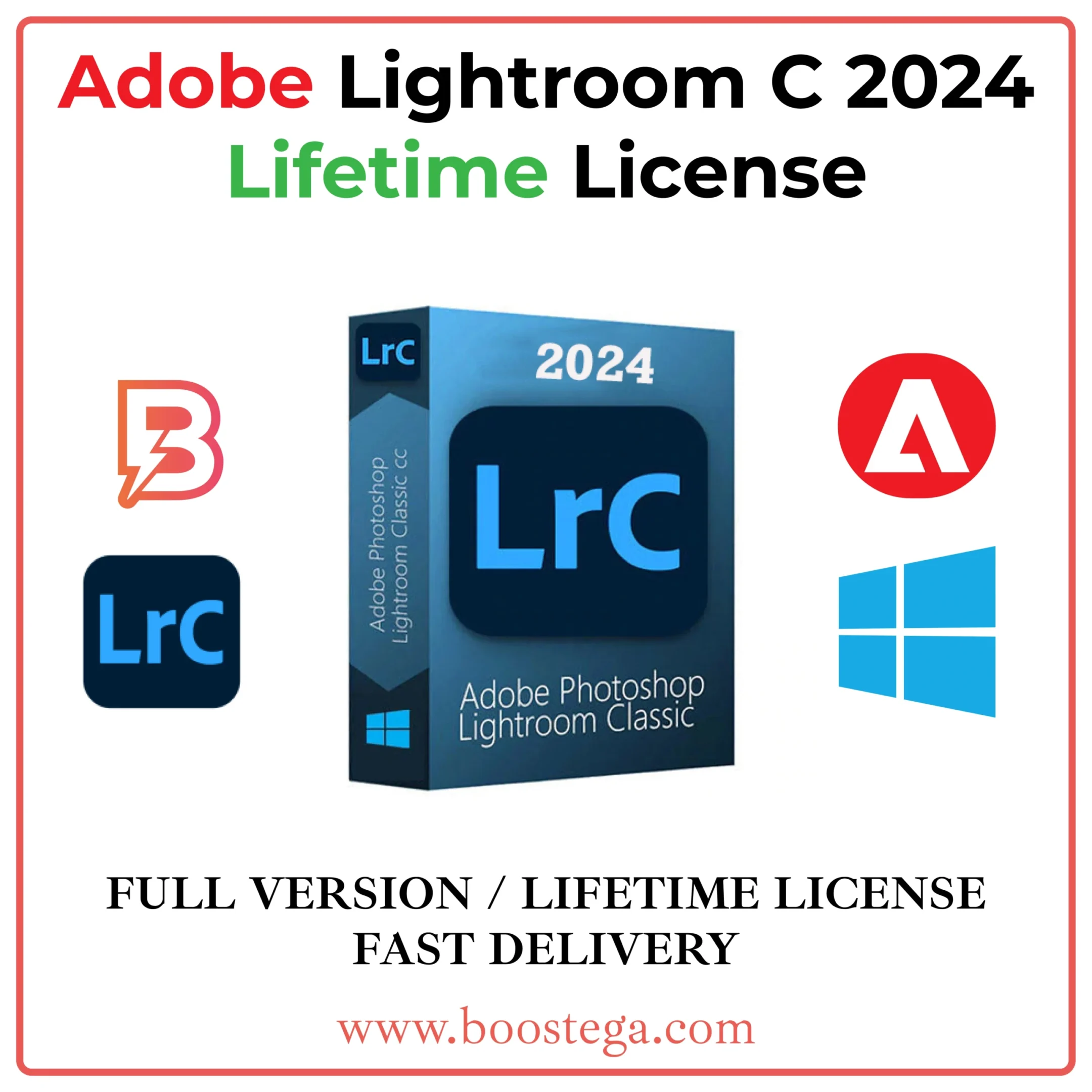 Buy Lightroom Classic 2024 Lifetime | Full Warranty | Boostega