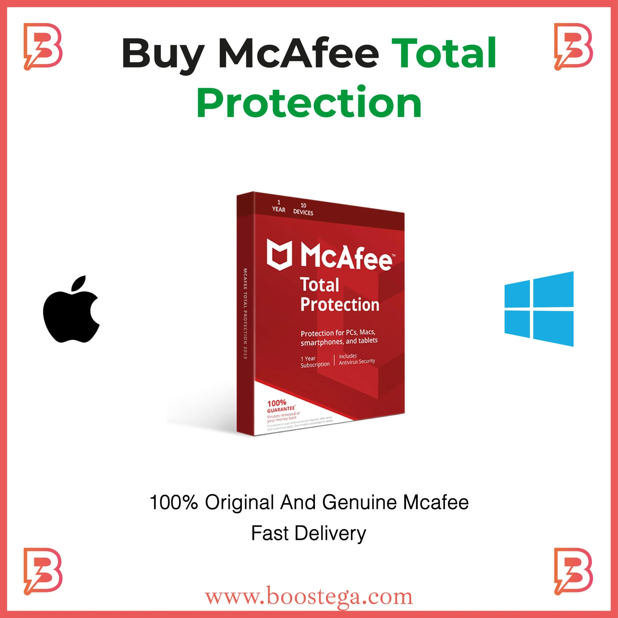 Buy McAfee Antivirus Lifetime Guarantee by boostega