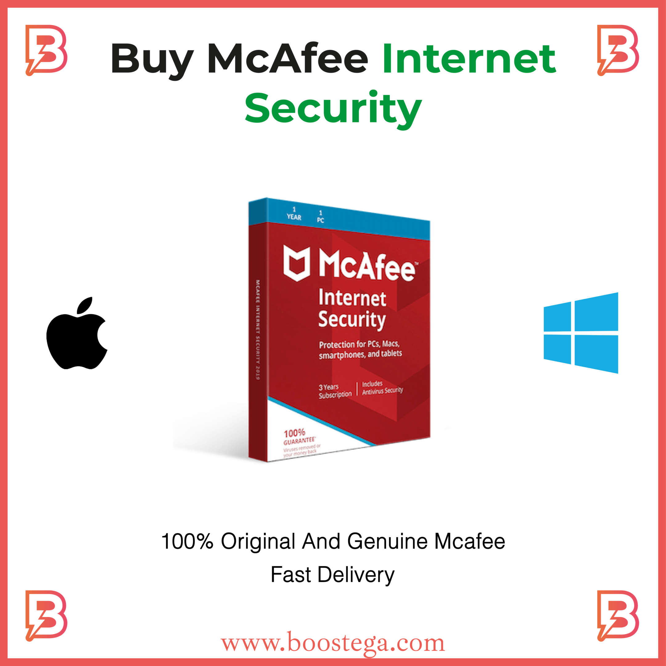 Buy McAfee Internet security by boostega