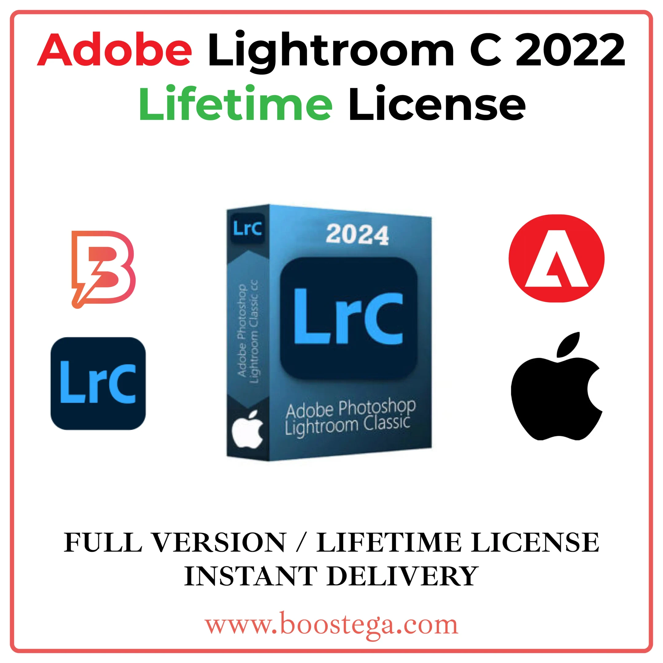 ADOBE LIGHTROOM CLASSIC 2022 lifetime license for macos